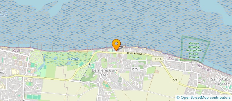 localisation de l'entreprise RESIDENCE LA CASSINE  BERNIERES-SUR-MER