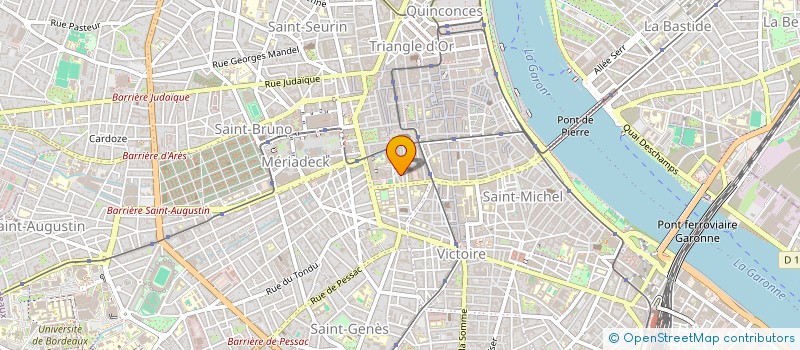 localisation de l'entreprise RESIDENCE LA CHANCELLERIE  BORDEAUX