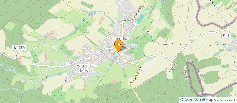 localisation de l'entreprise RESIDENCE LA CIGOGNE  HAGENTHAL-LE-BAS