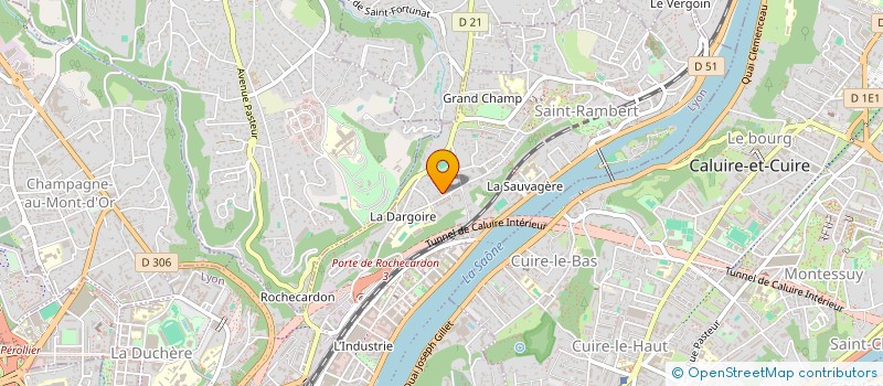 localisation de l'entreprise RESIDENCE LA CLAIRIERE   VILLA ST CYR  LYON