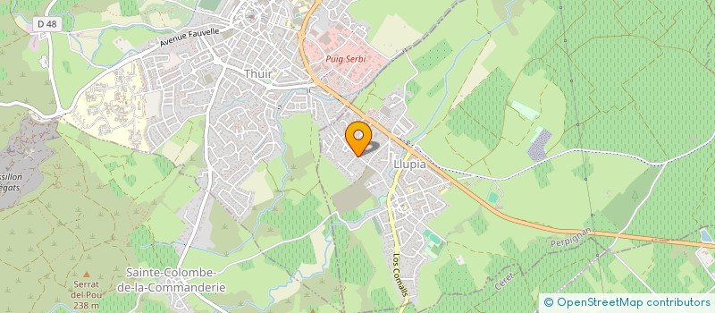 localisation de l'entreprise RESIDENCE LA CLEF DE VOUTE  THUIR