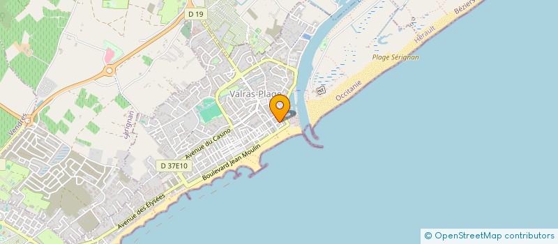 localisation de l'entreprise RESIDENCE LA CROISETTE  VALRAS-PLAGE