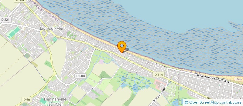 localisation de l'entreprise RESIDENCE LA GAILLARDE  HERMANVILLE-SUR-MER