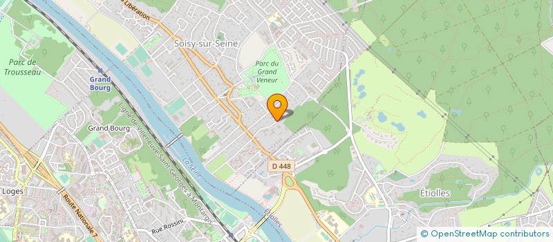 localisation de l'entreprise RESIDENCE LA GERVILLE à SOISY-SUR-SEINE