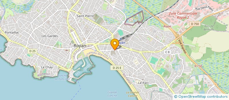 localisation de l'entreprise RESIDENCE LA GRANDE CONCHE  ROYAN