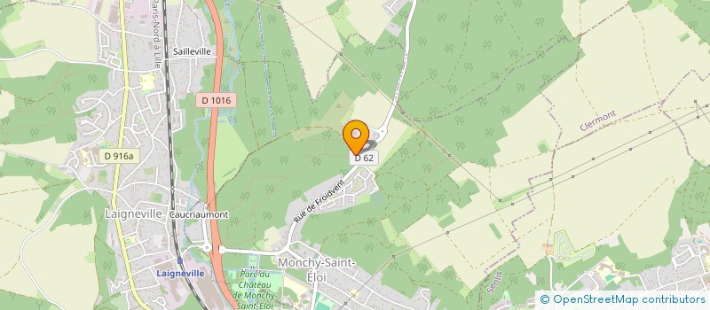 localisation de l'entreprise RESIDENCE LA GRANDE PRAIRIE  MONCHY-SAINT-ELOI