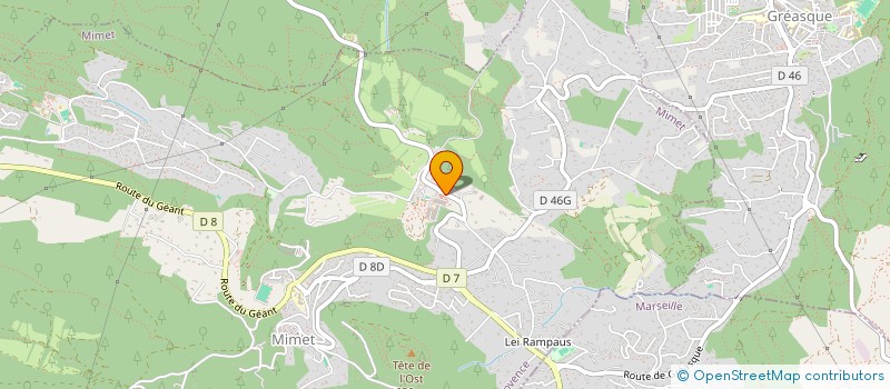 localisation de l'entreprise RESIDENCE LA MALMAISON  MIMET