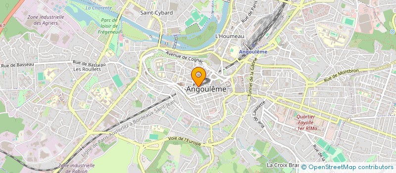 localisation de l'entreprise RESIDENCE LA MARECHALERIE à ANGOULEME