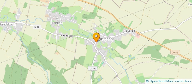 localisation de l'entreprise RESIDENCE LA PRAIRIE  JETTINGEN