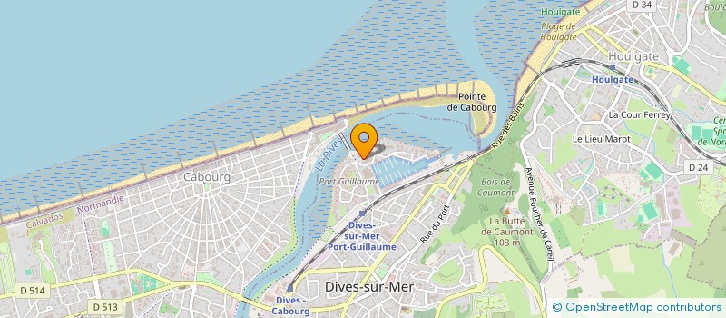 localisation de l'entreprise RESIDENCE LA PRESQU IL  DIVES-SUR-MER