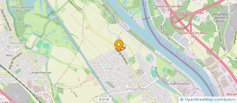 localisation de l'entreprise RESIDENCE LA ROSELIERE  VILLAGE-NEUF