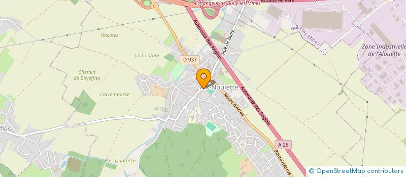 localisation de l'entreprise RESIDENCE LA SIZERETTE à AIX-NOULETTE