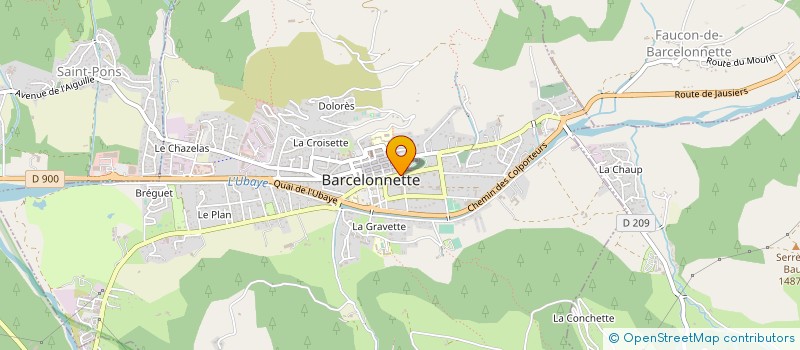 localisation de l'entreprise RESIDENCE LA SOUSTA à BARCELONNETTE