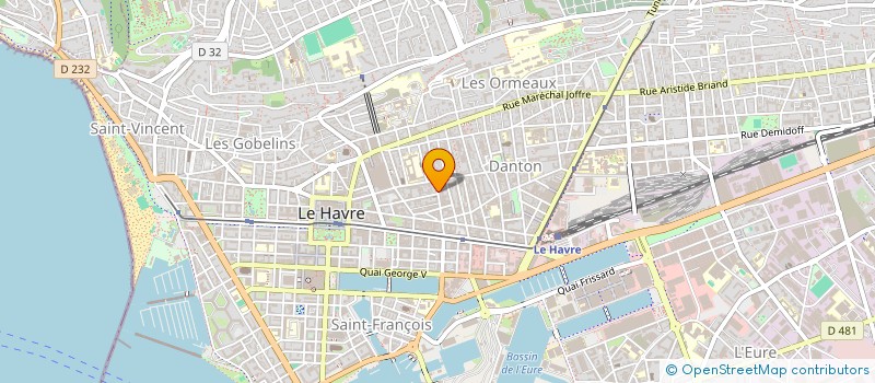 localisation de l'entreprise RESIDENCE LA TRANSAT à LE HAVRE