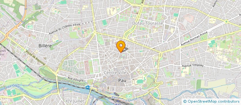 localisation de l'entreprise RESIDENCE LACAZE CARNOT à PAU