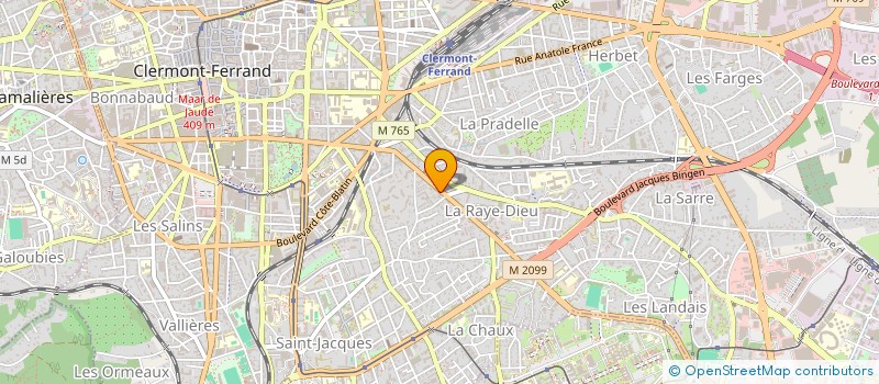 localisation de l'entreprise RESIDENCE LAFAYETTE  CLERMONT-FERRAND