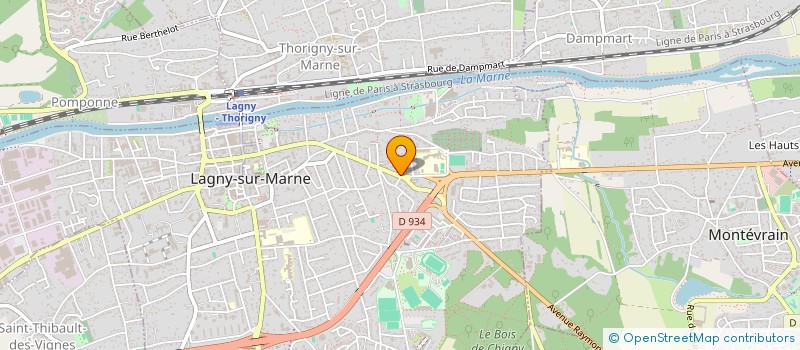 localisation de l'entreprise RESIDENCE LAHEUSE LAGNY SUR MARNE  LAGNY-SUR-MARNE