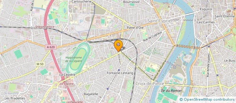 localisation de l'entreprise RESIDENCE LARRAMET MALE SYNDIC DIMICIMM  TOULOUSE