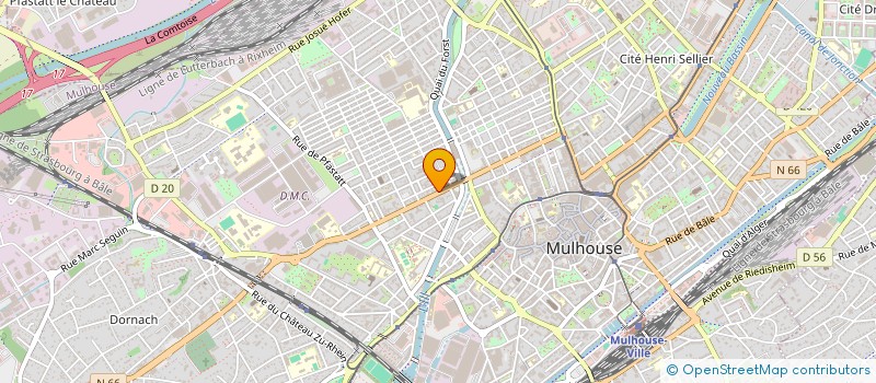 localisation de l'entreprise RESIDENCE LAVOISIER  MULHOUSE