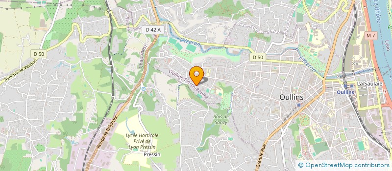 localisation de l'entreprise RESIDENCE LE BALCON DES ACQUEDUCS  OULLINS-PIERRE-BENITE