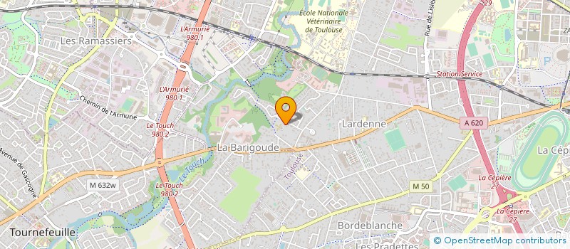 localisation de l'entreprise RESIDENCE LE BOIS VERT à TOULOUSE