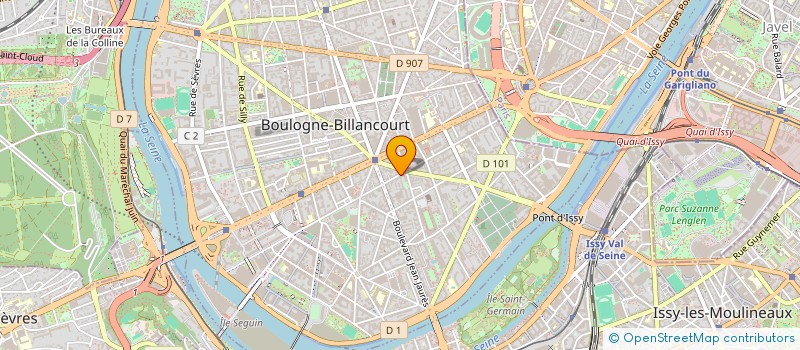 localisation de l'entreprise RESIDENCE LE BOSQUET à BOULOGNE-BILLANCOURT