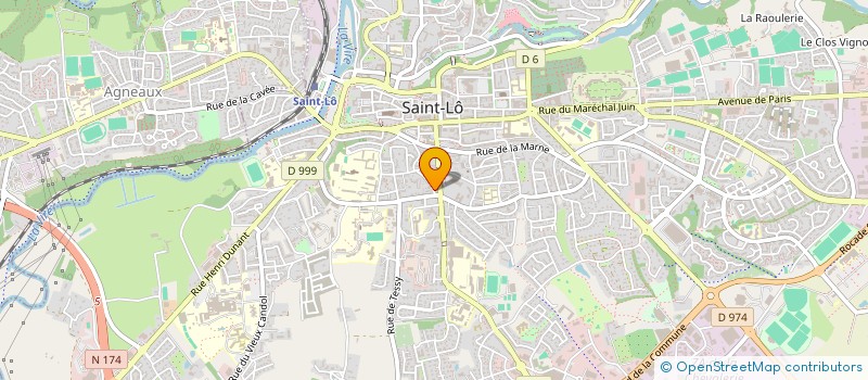 localisation de l'entreprise RESIDENCE LE CAMPUS  SAINT-LO