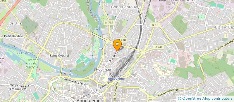 localisation de l'entreprise RESIDENCE LE CASTING à ANGOULEME