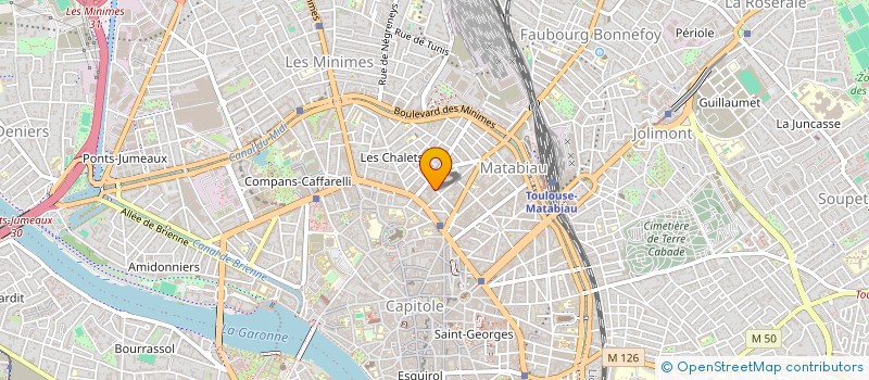 localisation de l'entreprise RESIDENCE LE CENTRE à TOULOUSE