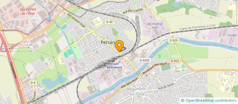 localisation de l'entreprise RESIDENCE LE CENTURY  PERSAN