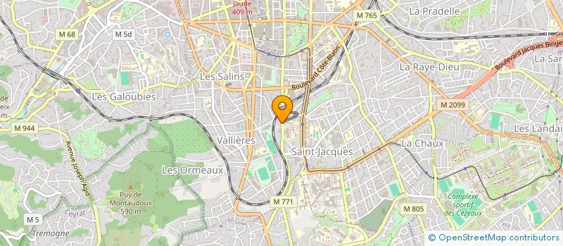 localisation de l'entreprise RESIDENCE LE CEZAUME  CLERMONT-FERRAND