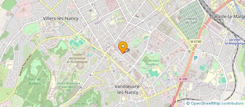 localisation de l'entreprise RESIDENCE LE CHAMBORD  VANDUVRE-LES-NANCY