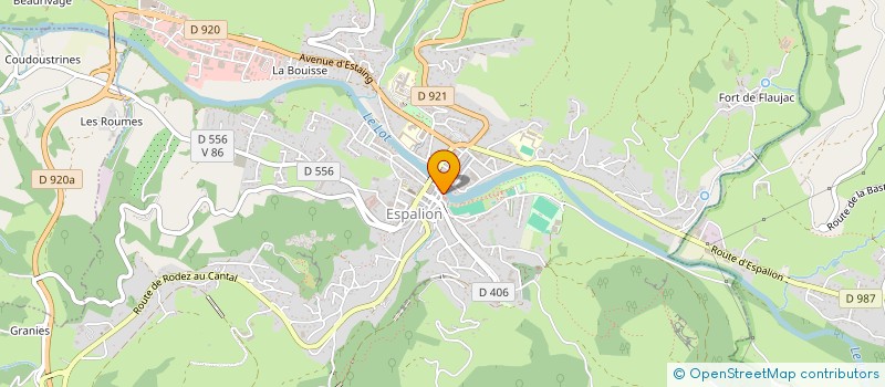 localisation de l'entreprise RESIDENCE LE CHESNAY  ESPALION