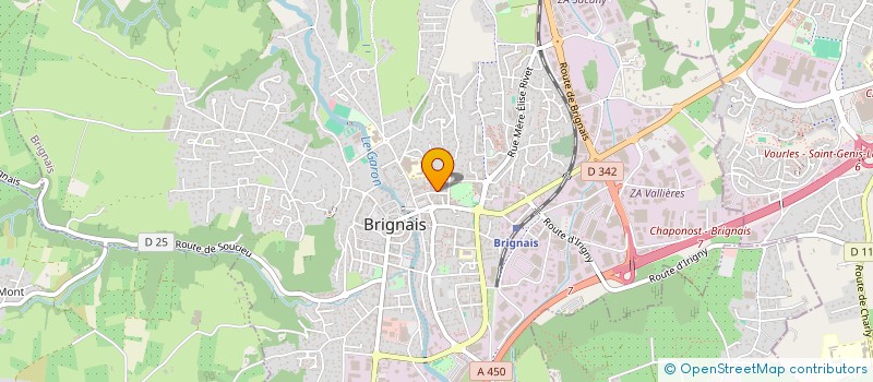 localisation de l'entreprise RESIDENCE LE CLOS DE LA MARQUISE  BRIGNAIS