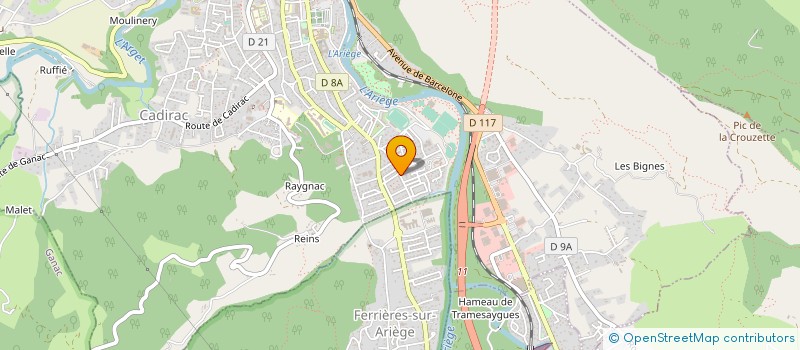 localisation de l'entreprise RESIDENCE LE CLOS DES POMMIERS à FOIX