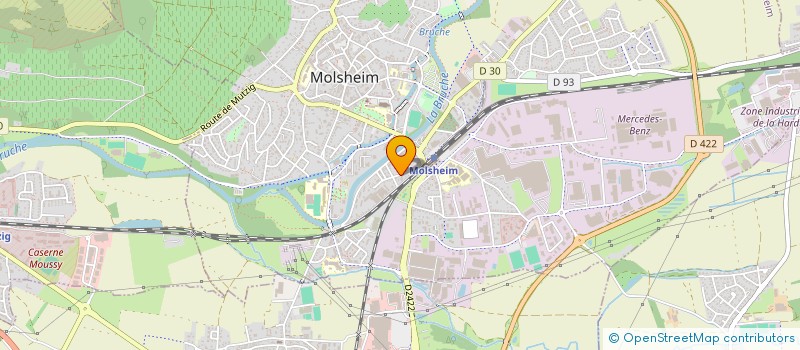 localisation de l'entreprise RESIDENCE LE CLOS DES TILLEULS II  MOLSHEIM