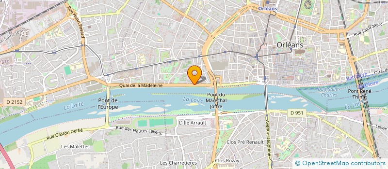 localisation de l'entreprise RESIDENCE LE CLOS SAINT LAURENT  ORLEANS