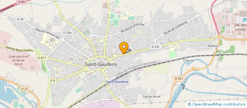 localisation de l'entreprise RESIDENCE LE COMMINGEOIS à SAINT-GAUDENS