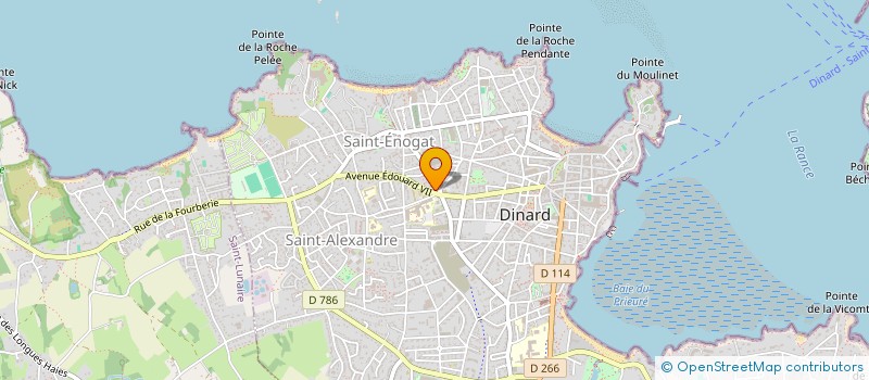localisation de l'entreprise RESIDENCE LE CONCORDE  DINARD