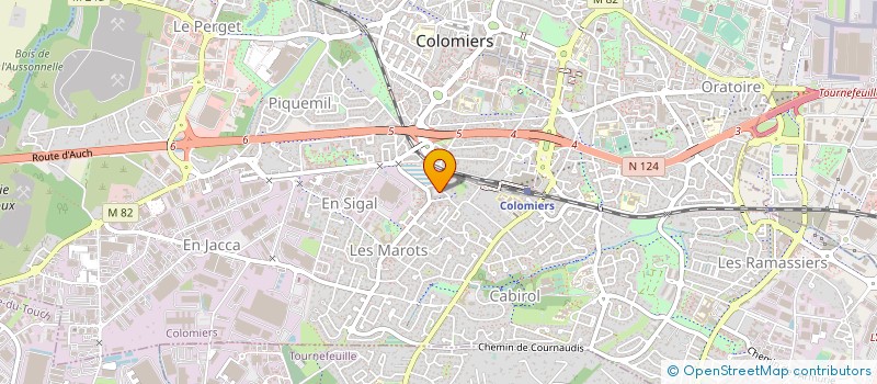 localisation de l'entreprise RESIDENCE LE CONCORDE à COLOMIERS