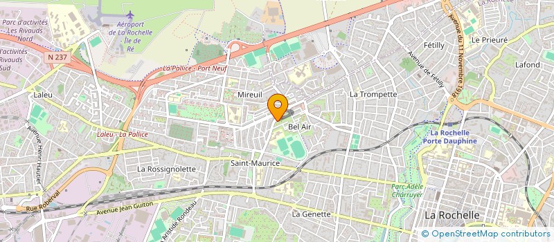 localisation de l'entreprise RESIDENCE LE CORMORAN  LA ROCHELLE