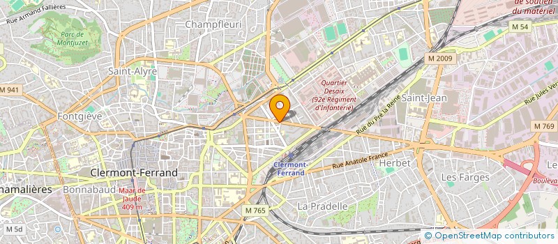 localisation de l'entreprise RESIDENCE LE COSILODGE  CLERMONT-FERRAND