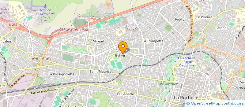 localisation de l'entreprise RESIDENCE LE DAUPHIN  LA ROCHELLE