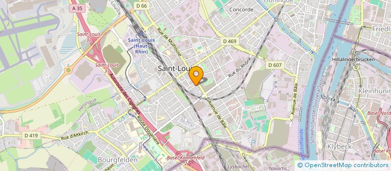 localisation de l'entreprise RESIDENCE LE FERRETTE  SAINT-LOUIS