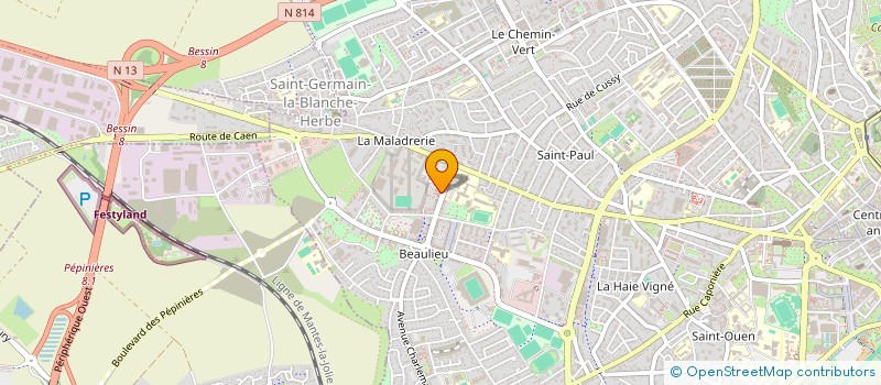 localisation de l'entreprise RESIDENCE LE GALLIENI à CAEN