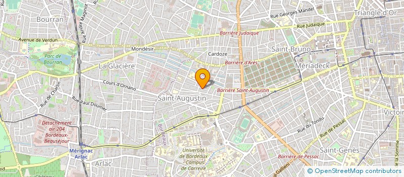 localisation de l'entreprise RESIDENCE LE GENOIS I à BORDEAUX