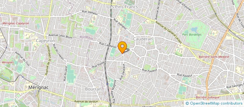 localisation de l'entreprise RESIDENCE LE GONDALMA  BORDEAUX