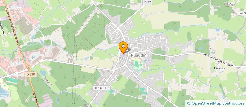 localisation de l'entreprise RESIDENCE LE GRAND PLESSIS  RUAUDIN