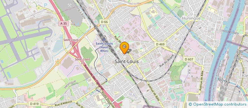 localisation de l'entreprise RESIDENCE LE HELIADES  SAINT-LOUIS