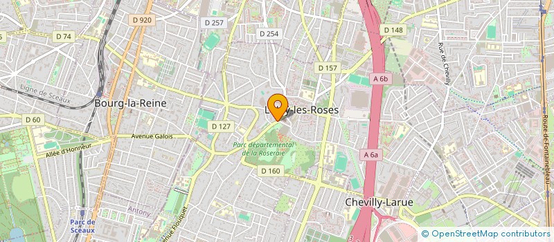 localisation de l'entreprise RESIDENCE LE JAURES à L'HAY-LES-ROSES